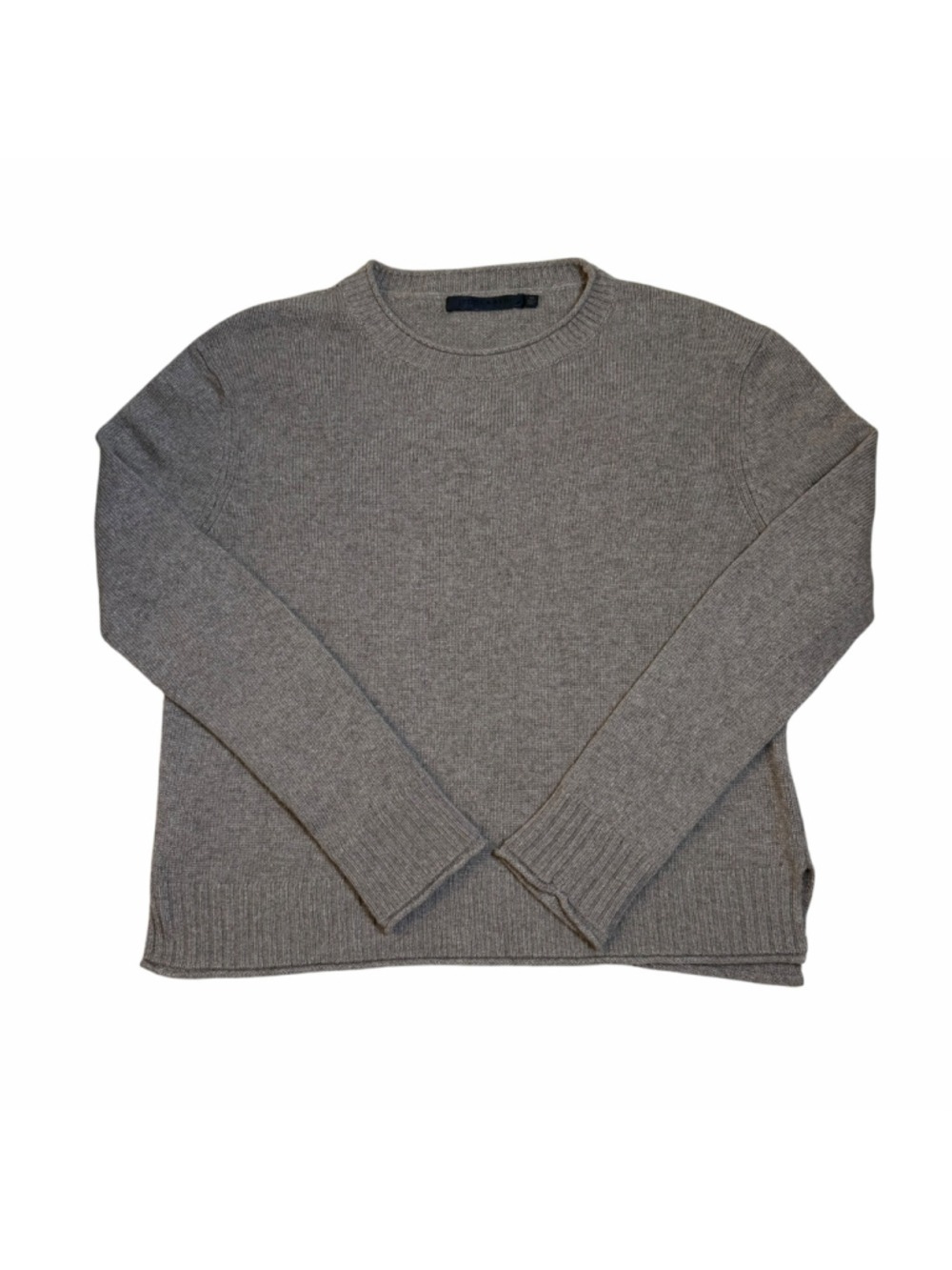 Jenni Kayne Everyday Sweater Taupe Wool Cashmere Blend Knit Pullover Quiet Lux - Picture 4 of 9